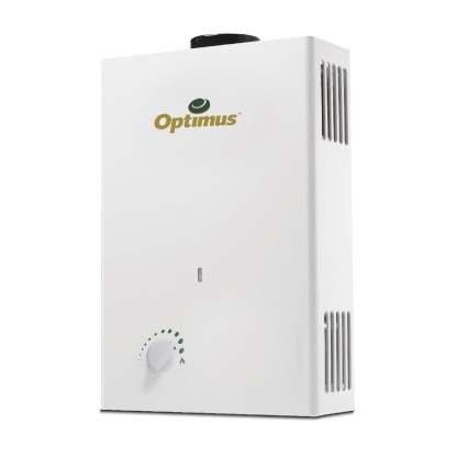 Calentador de Agua Instantáneo Optimus 1 Servicio 5 L/min Gas L.P OI-05 E LP