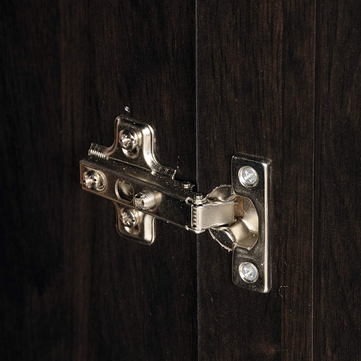 Sauder - Armarios de Almacenamiento Diversos para despensa, Longitud: 75,2 cm x Ancho: 40,9 cm x Alto: 180,6 cm, Acabado de Roble Highland