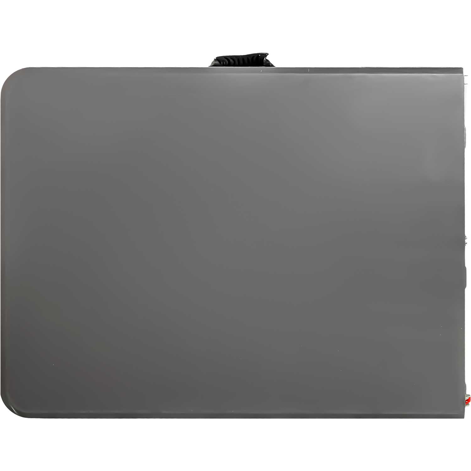 Mesa plegable 1,80m combinada jardín exterior camping gris