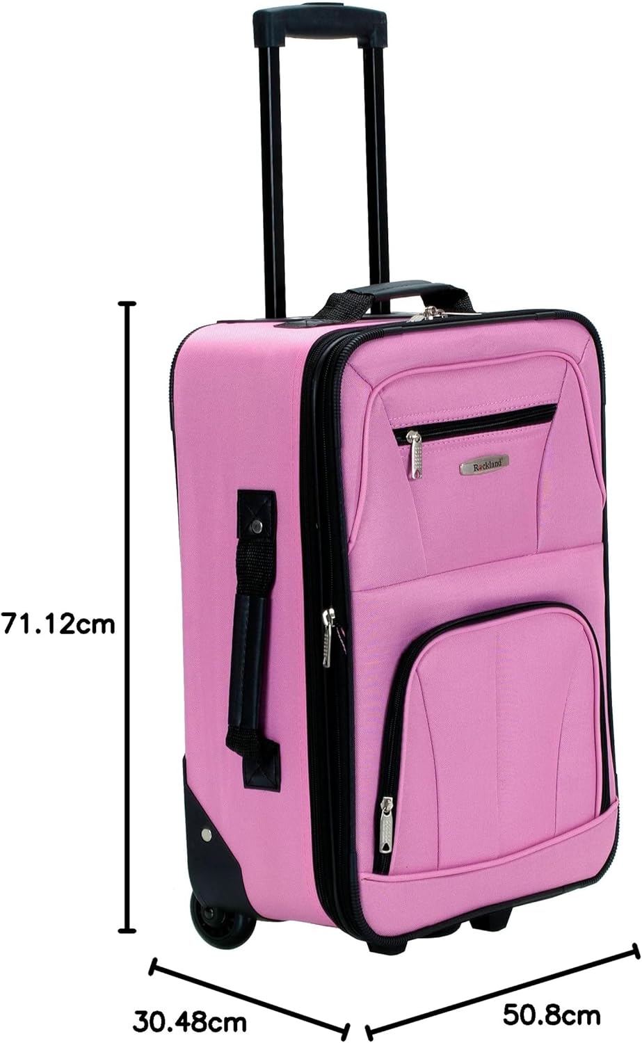 Rockland F32-charcoal, Juego De Equipaje, Carbón, Una Talla