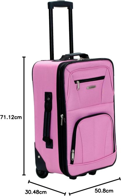 Rockland F32-charcoal, Juego De Equipaje, Carbón, Una Talla