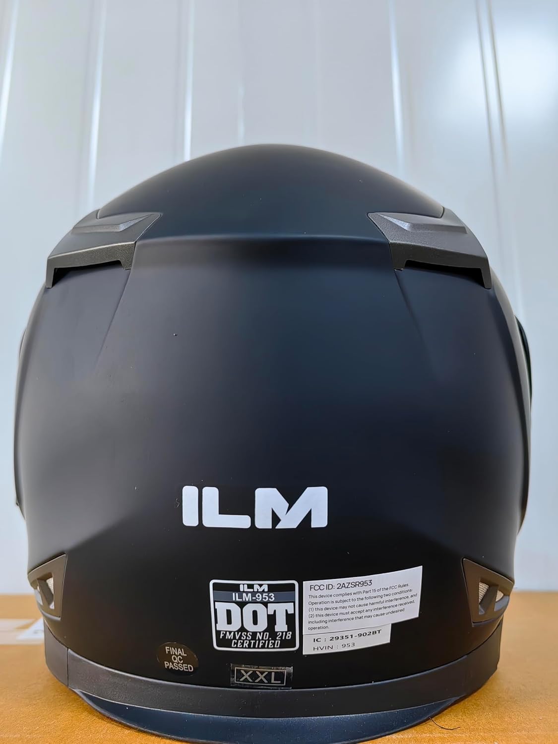 ILM - Casco de Motocicleta Modular Integrado con Bluetooth, con protección Solar para Mp3, Modelo 953/953 Pro
