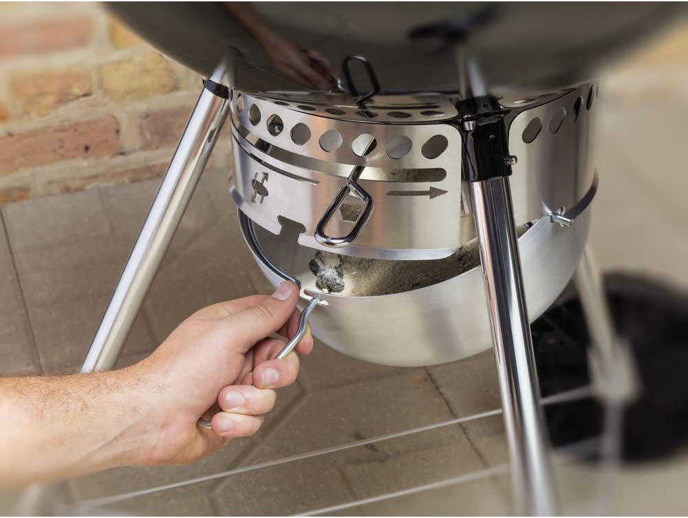 Weber, Asador Original Kettle Premium 22 Negro Adulto Unisex, Negro (Black), Pulgadas Premium