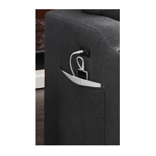 puertos USB y bolsillo
