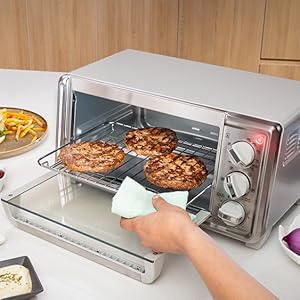 Black+Decker Horno Tostador con Bandeja Extra&iacute;ble y Parrilla Incluida TO4130-1SDLA