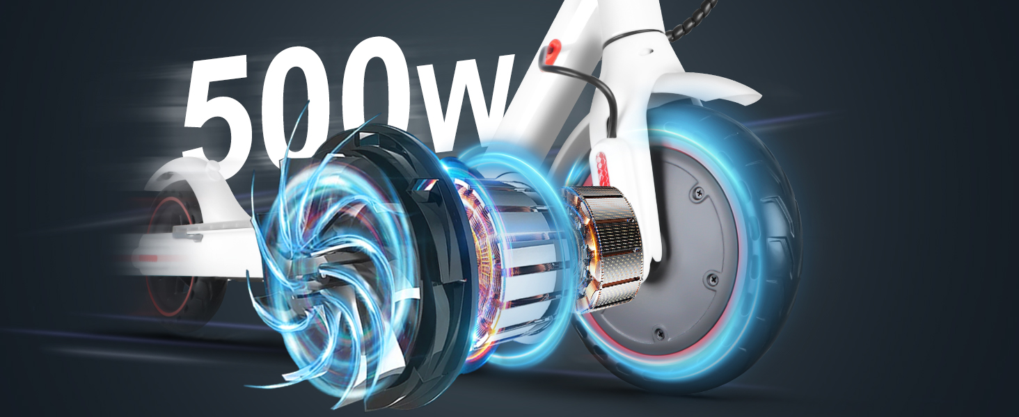 Potente motor de 500W