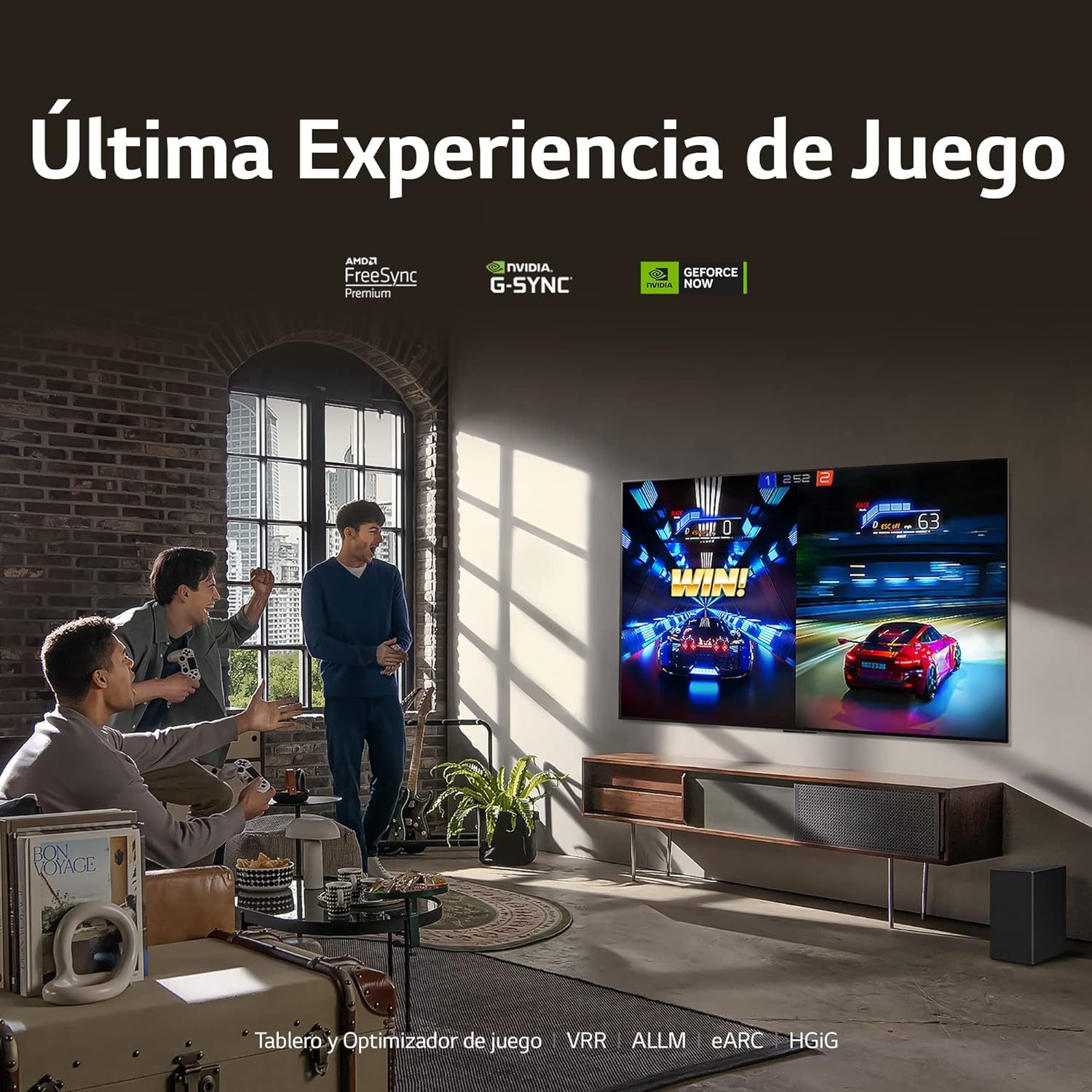 LG Pantalla OLED EVO 55 Pulgadas 4K Smart TV 2024 ThinQ AI OLED55C4PSA