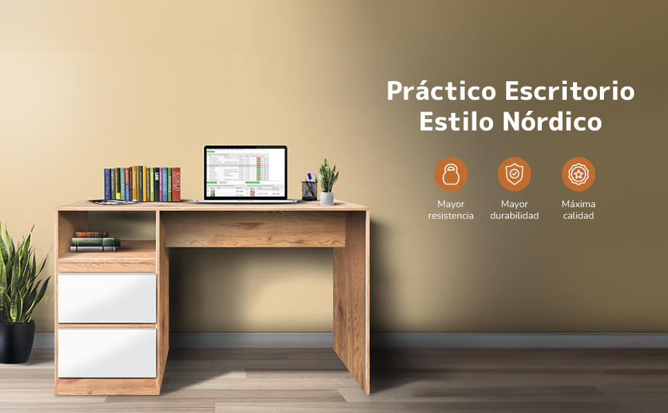 escritorio, escritorio nordico, escritorio para computadora, home office