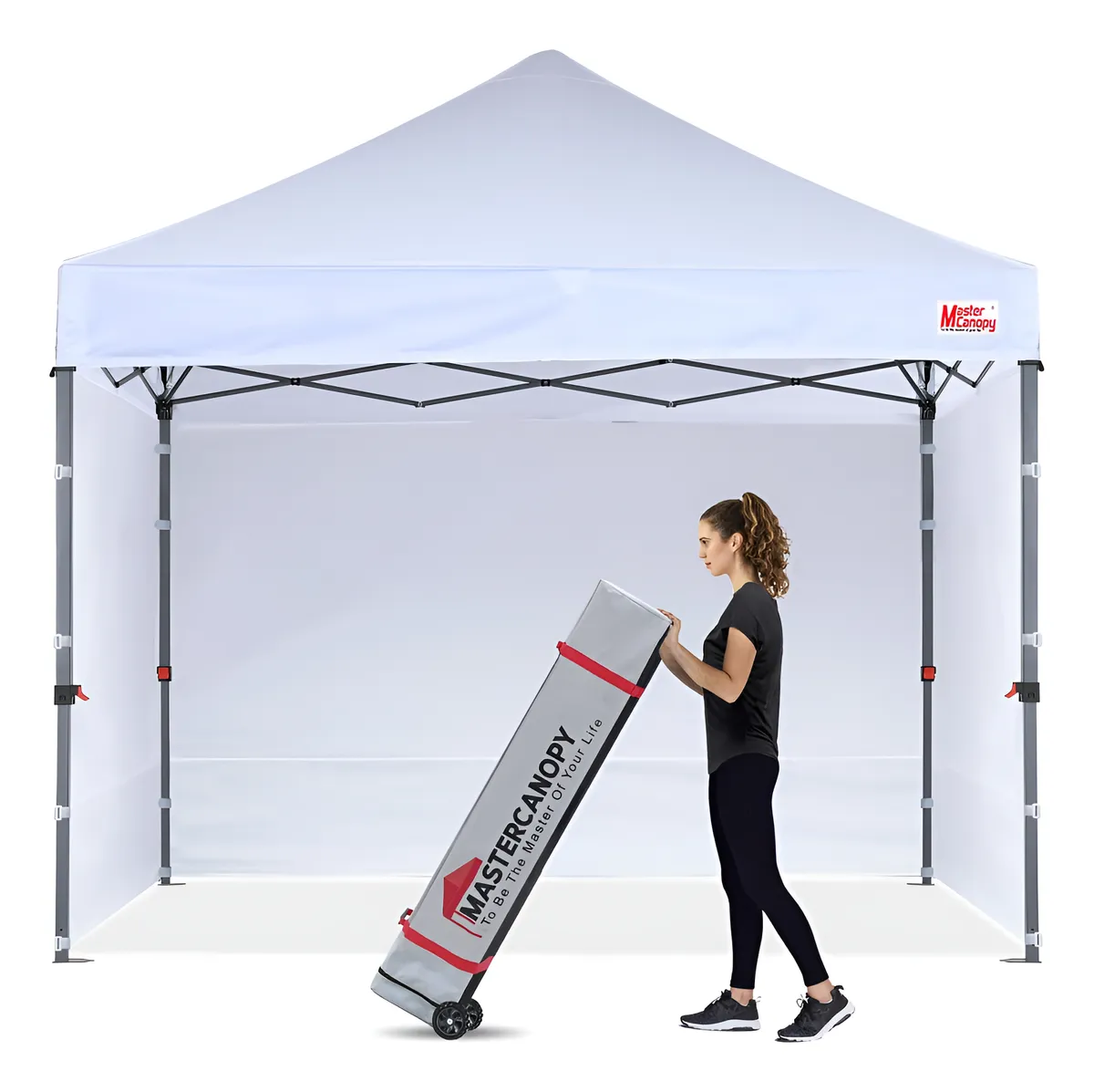 Carpa Plegable Comercial Con 4 Paredes Extraíbles