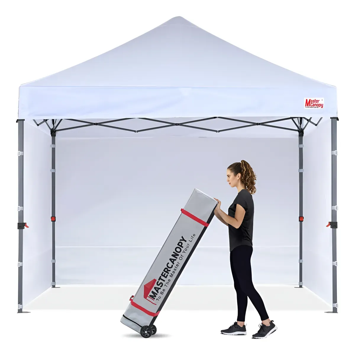 Carpa Plegable Comercial Con 4 Paredes Extraíbles