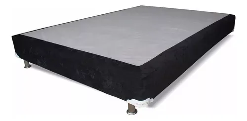 Colchon+box Bio Mattress Matrimonial Platinum Memory Foam Color Negro