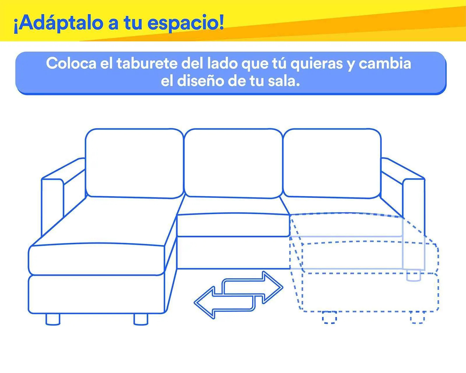 Sala Esquinera House GR Contemporánea 2 Piezas