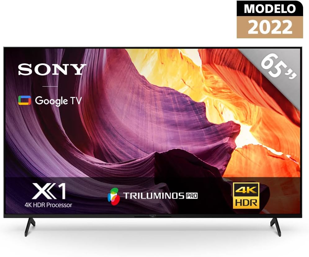 Sony Pantalla X80K 43 Pulgadas KD-43X80K 4K UHD LED Smart Google TV Modelo 2022