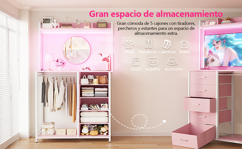 C&oacute;moda de 5 Niveles