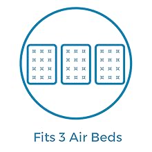 especificación técnica 3 colchones de aire queen encajan dentro de la tienda de campaña, espacioso interior del grupo de camping