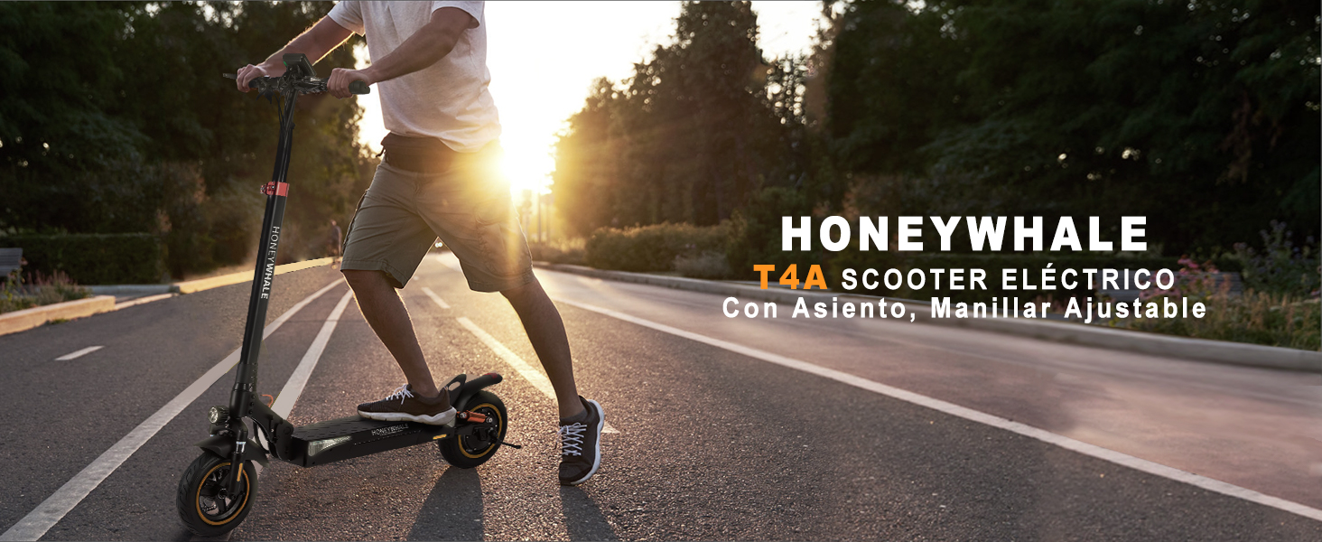  HONEYWHALE T4-A Asiento suave y cómodo, con altura ajustable