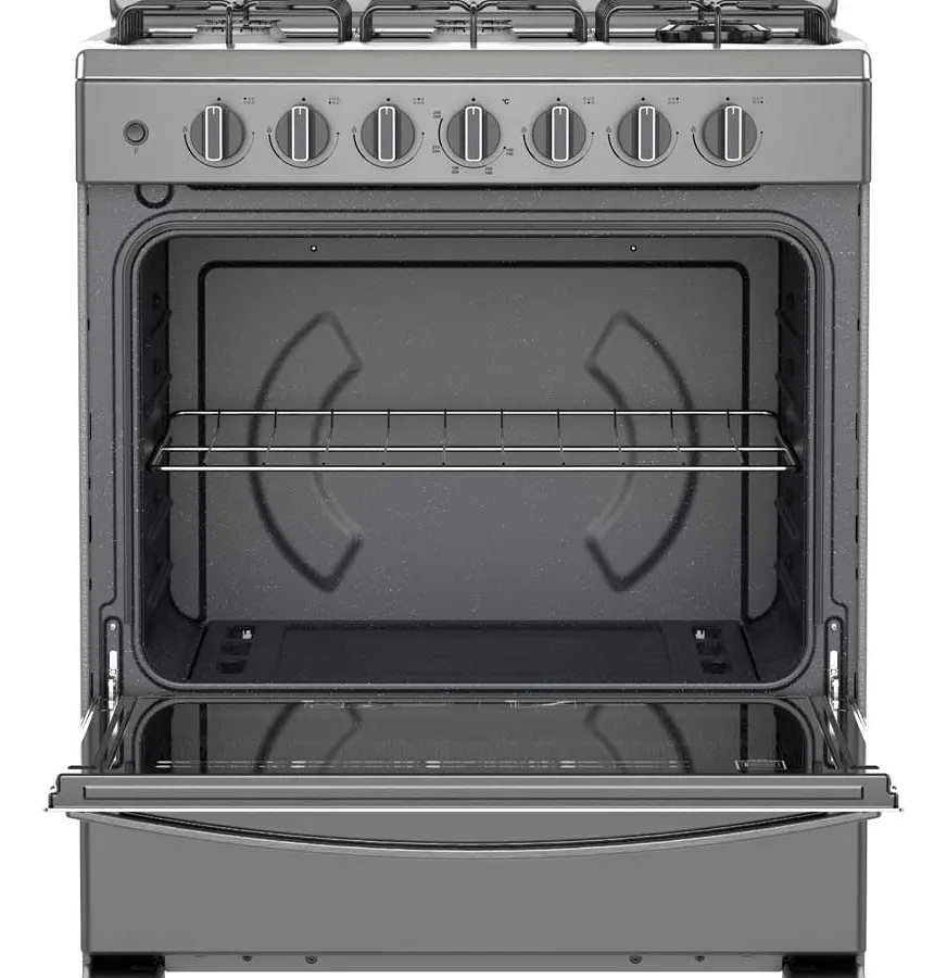 Estufa Al Piso A Gas Acros 30 Tittanio Color Gris Titanio