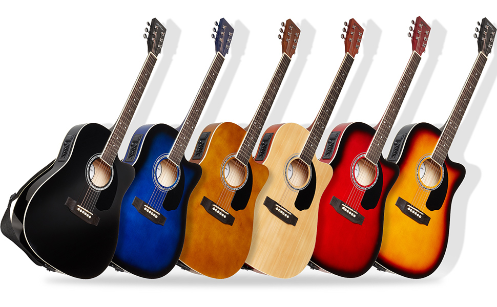 natural, bronceado, madera, rojo, sunburst, acolchado, suave, principiante, profesional, avanzado, experto, hueco