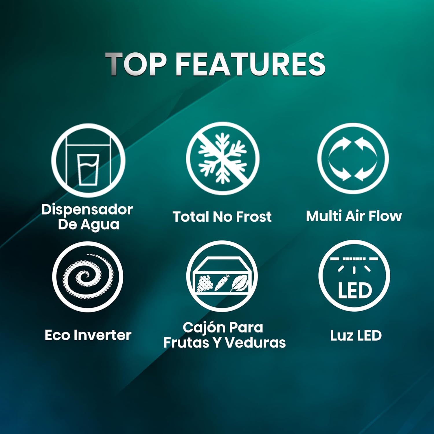 Refrigerador Top Mount Hisense 9 Pies Cúbicos Tecnología No Frost RT90N6WKX2