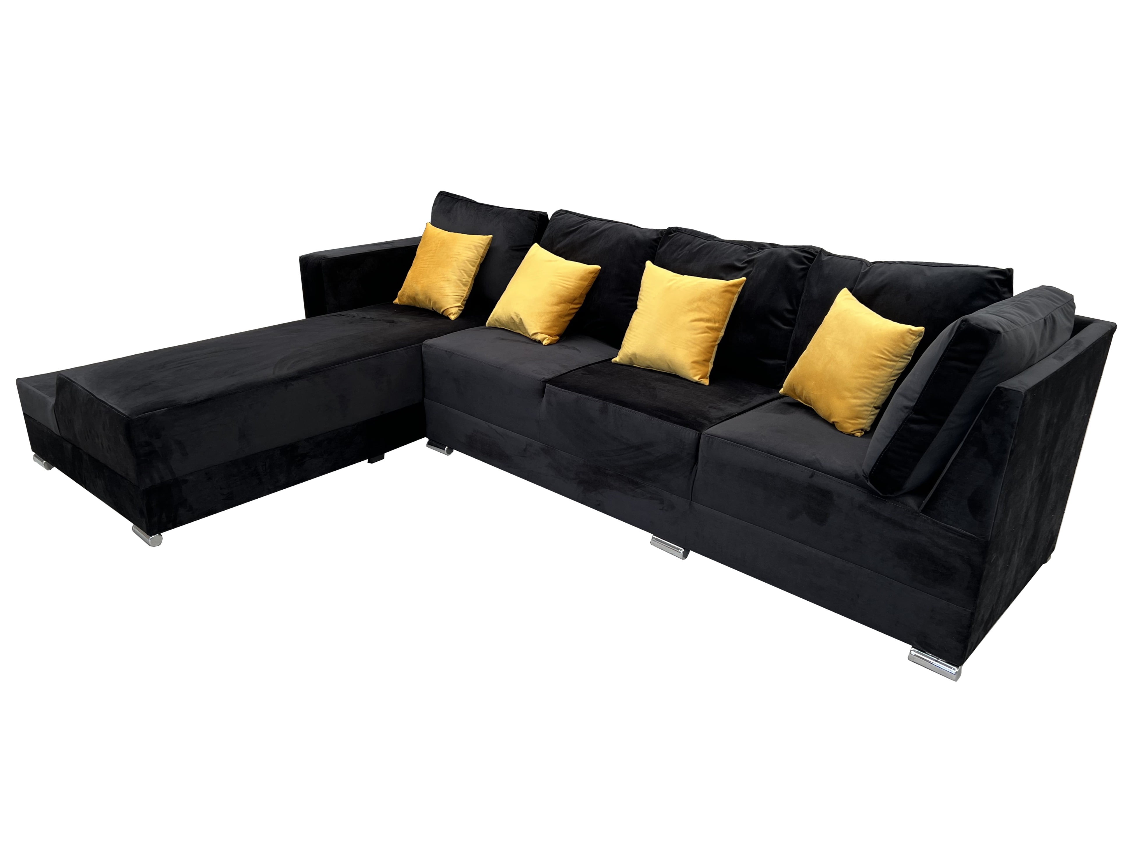 Sala esquinera en U El Bazar Store modelo Corbel gris oxford 4 salas en 1