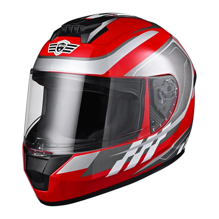 AHR RUN-F3 Full Face Motorcycle Helmet DOT Approve Lightweight Street Bike Touring Racing XL AHR Modern