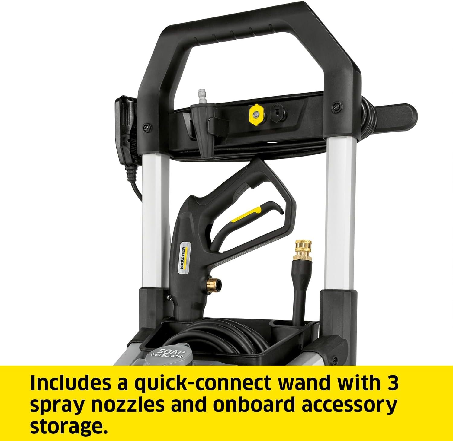 Karcher - Máquina limpiadora eléctrica a presión, K1700 Cubo, Amarillo