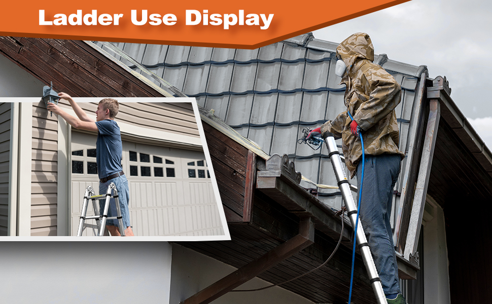 Escalera telesc&oacute;pica Escalera A Escalera de extensi&oacute;n de marco Escalera telesc&oacute;pica RV Escalera