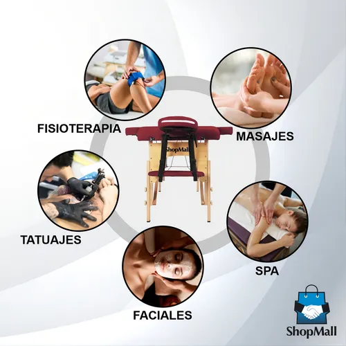 Camilla portátil spa de madera ShopMall Cama 011