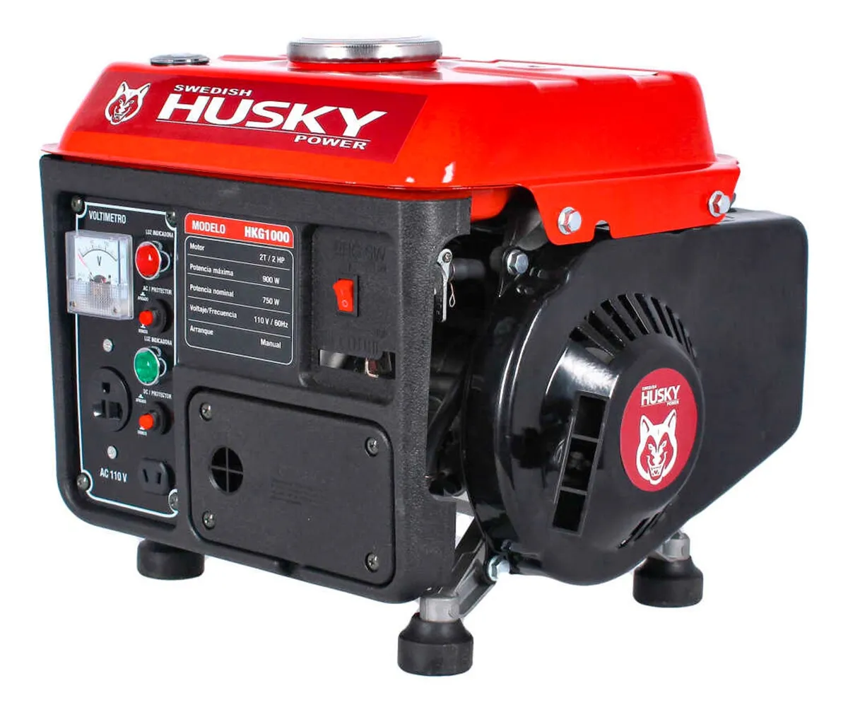 Planta De Luz Port&aacute;til A Gasolina 900w 2t 110v Husky Hkg1000