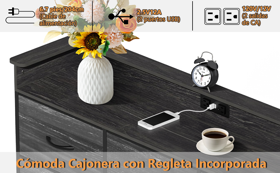Cajonera para Recamara