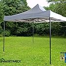 Espacios únicos toldo para Jardín color blanco medida 3x3 con pared.