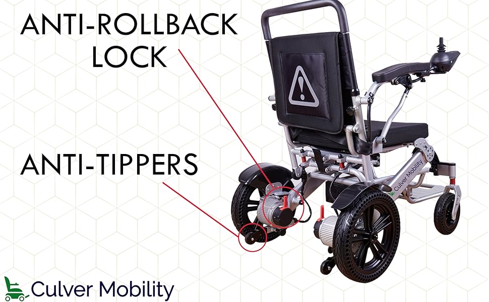 Culver Mobility Tiger - Silla de ruedas el&eacute;ctrica 3