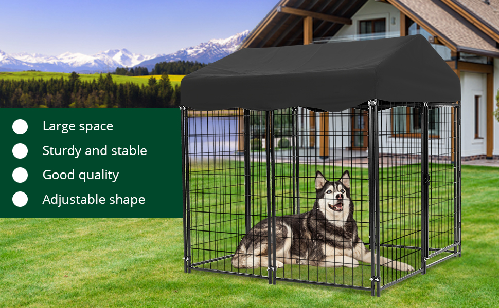 PawGiant - Perrera para perros al aire &uacute;ltima intervensi&oacute;n, jaula para perros exterior