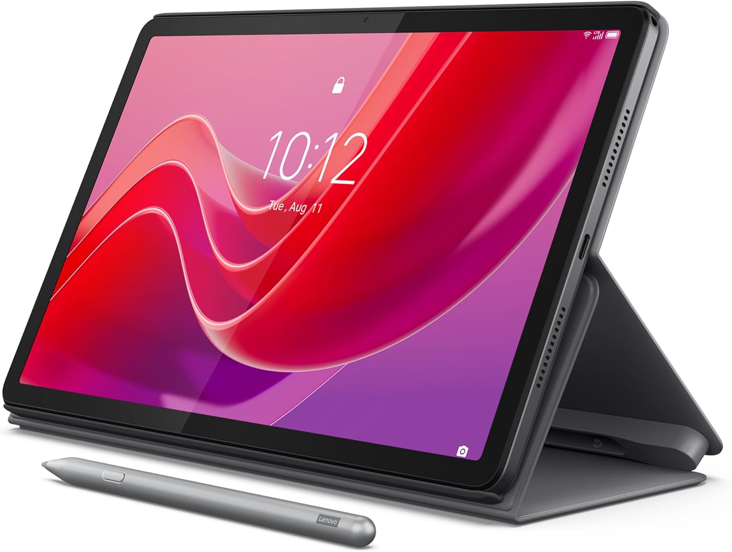 Lenovo Tab M11 | 11" WUXGA MediaTek Helio G88 8GB RAM 128GB | 4 Speakers Dolby Atmos, Cámara 8.0MP Frontal 8.0MP | Android 13, Incluye Folio Case Tab Pen Plus