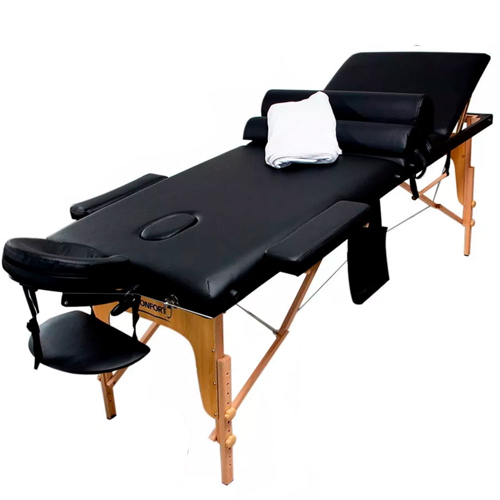 Cama de Masaje Accesorios 3 Secciones Nanofort Portatil Plegable