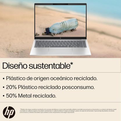 HP Laptop Pavilion Plus 14-ew0001la, Intel Core i5, 16 GB RAM, 512 GB SSD, Pantalla WUXGA (1920x1200), 14", Windows 11 Home, Teclado en Español, Garantía México, Plata Natural