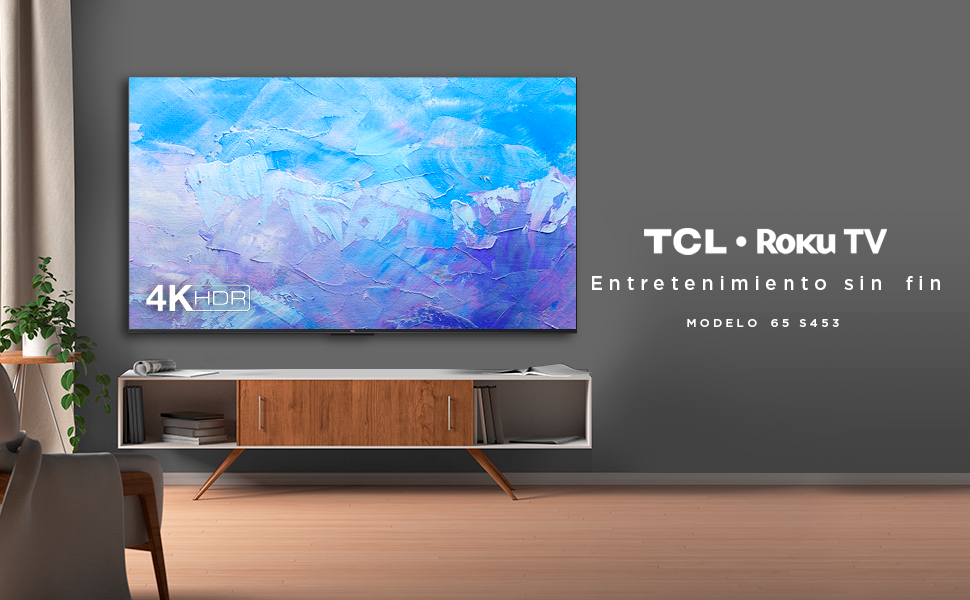 TCL,PANTALLA,SMART TV, ROKU