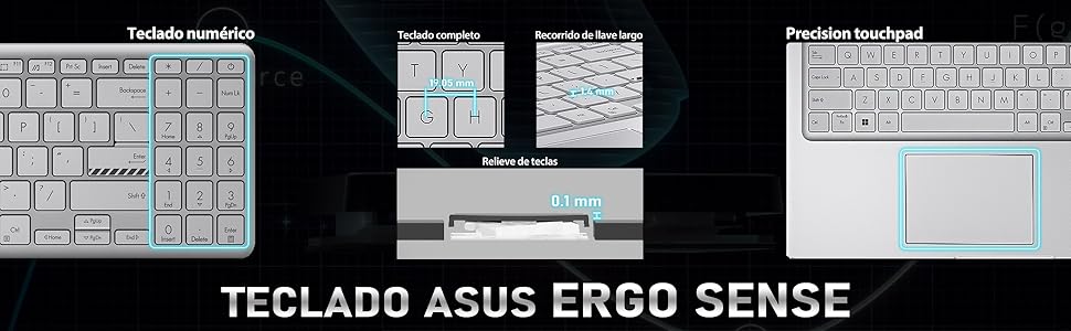 TECLADO  ASUS ERGO SENSE