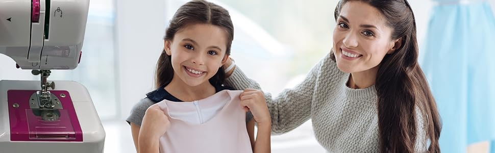 Coser poderosa máquina de coser niños niños principiantes aprender a coser reparando ropa de sastrería portátil
