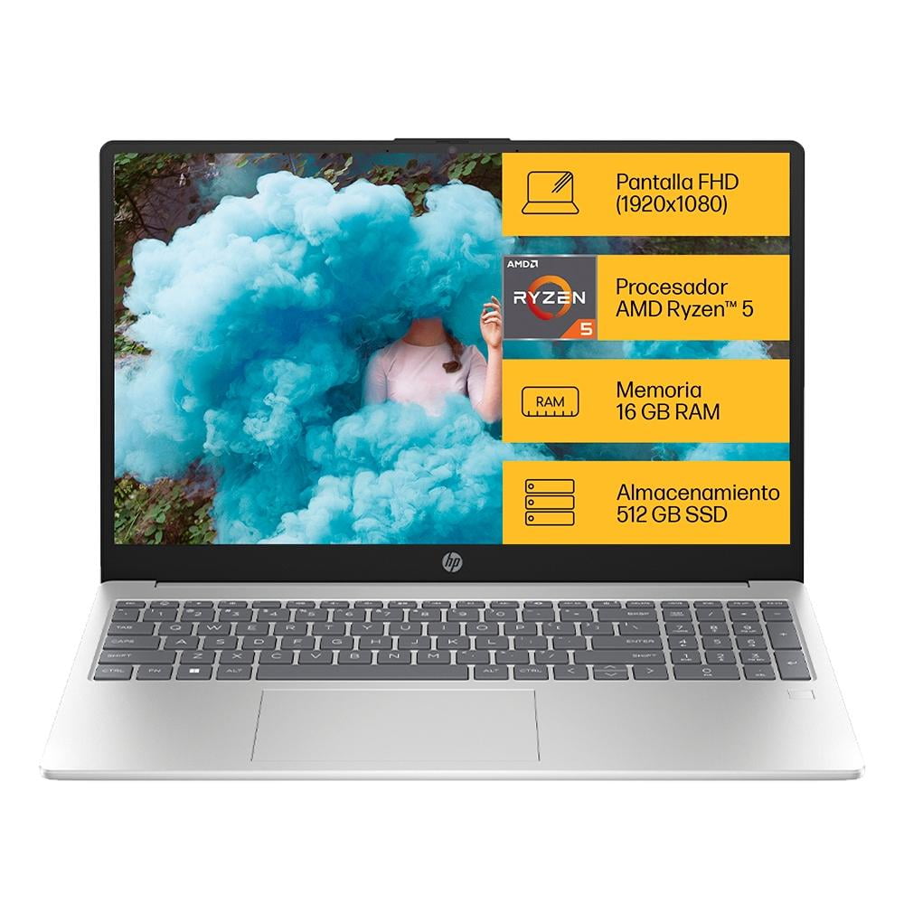 Laptop HP 15-fc0070la AMD Ryzen 5 16GB RAM 512GB SSD