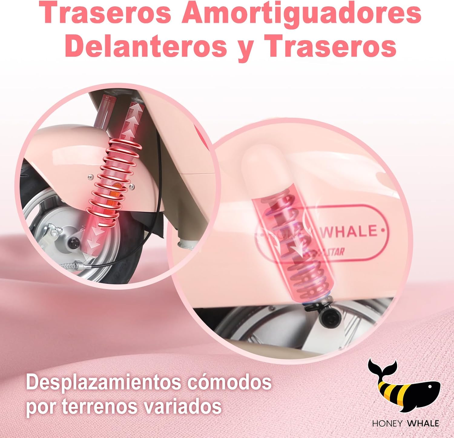 HONEYWHALE UNA Bicicleta Electrica para Adultos, Moto Electrica con Alarma, Potencia Motor MAX 800W, Velocidad MAX 45KM/H, Autonomía 60KM, Bateria 20AH de Gran Capacidad