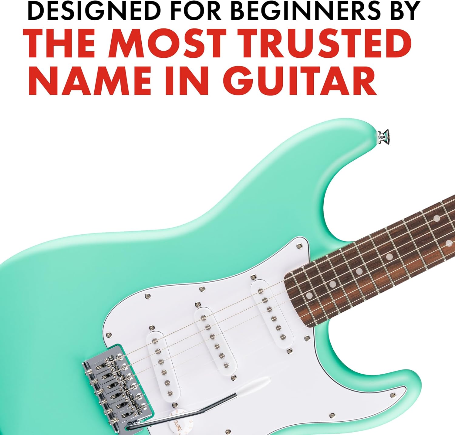 Fender Squier Debut Collection Stratocaster Guitarra Eléctrica, Diapasón Laurel, Color Negro