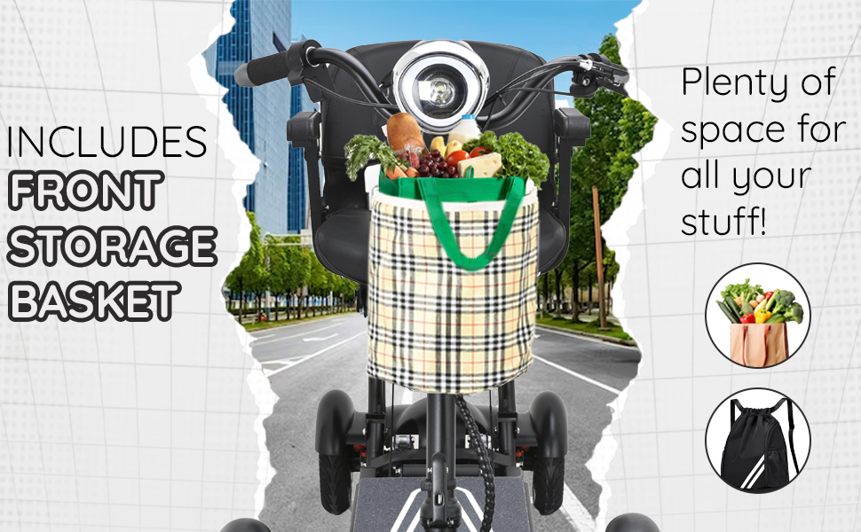 electricos ligera acojinada sillas plegables acojinadas eléctrica 4 mayores escuter electric scooter