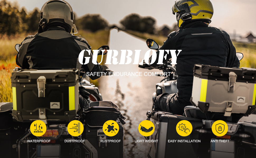 Funda superior para motocicleta