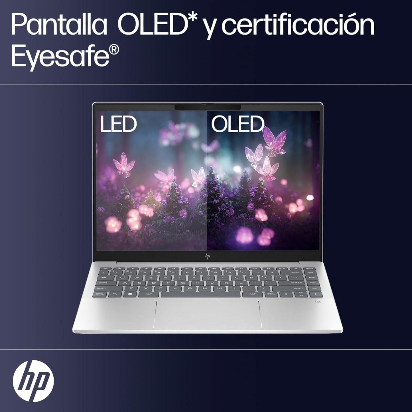 HP Laptop Pavilion Plus 14-ew0001la, Intel Core i5, 16 GB RAM, 512 GB SSD, Pantalla WUXGA (1920x1200), 14", Windows 11 Home, Teclado en Español, Garantía México, Plata Natural