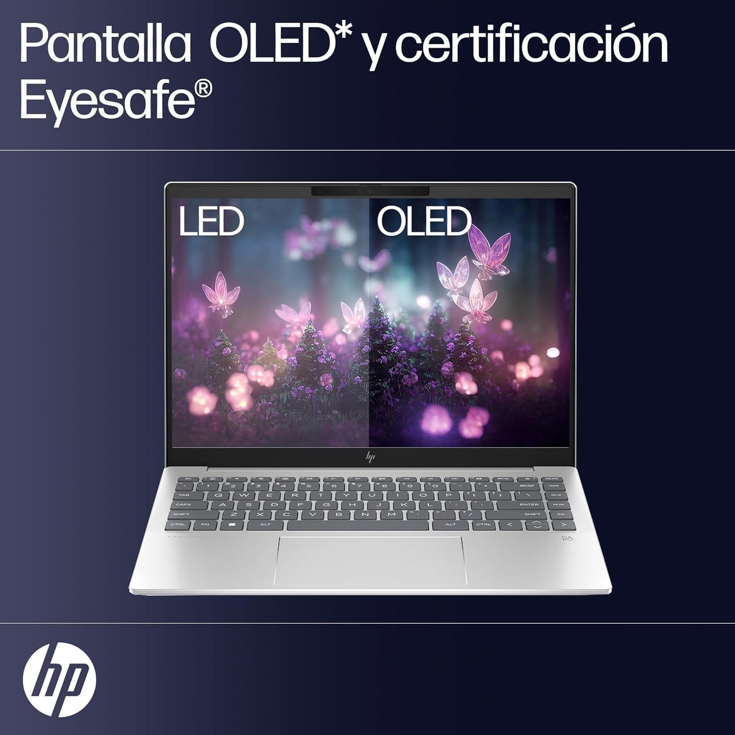 HP Laptop Pavilion Plus 14-ew0001la, Intel Core i5, 16 GB RAM, 512 GB SSD, Pantalla WUXGA (1920x1200), 14", Windows 11 Home, Teclado en Español, Garantía México, Plata Natural