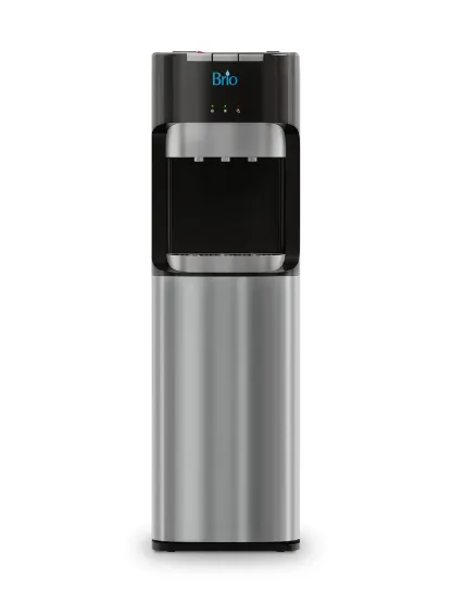 Brio - Dispensador de agua para enfriador de agua de carga inferior, serie esencial, 3 ajustes de temperatura, agua caliente, fría y fría, aprobado por UL/Energy Star