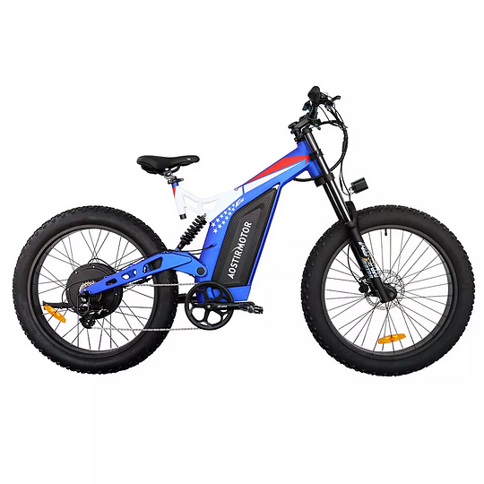 26"E-Bike 1500W 48V20AH Electric Bike Mountain Bicycle Fat Tire Full Suspension-clavo