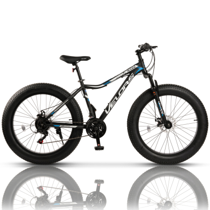 Bicicleta de montaña, Fat Bike, neumático grueso de 26 pulgadas 4.0 MTB, transmisión Shimano de 21 velocidades, frenos de disco mecánicos, fácil de montar, ideal para uso diario en montañas, escuela o trabajo, etc