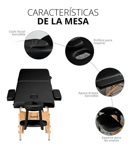 Camilla portátil spa de madera ShopMall Cama 011